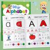 48 Pages, A-Z Alphabet Exercise Book, Writing Practice, Creative Coloring Adventure Drawing Book, English Homework Copybook