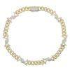 Zircon Cuban Chain: Versatile Cross-Border Hip-Hop Jewelry, European & American Fashion for Couples