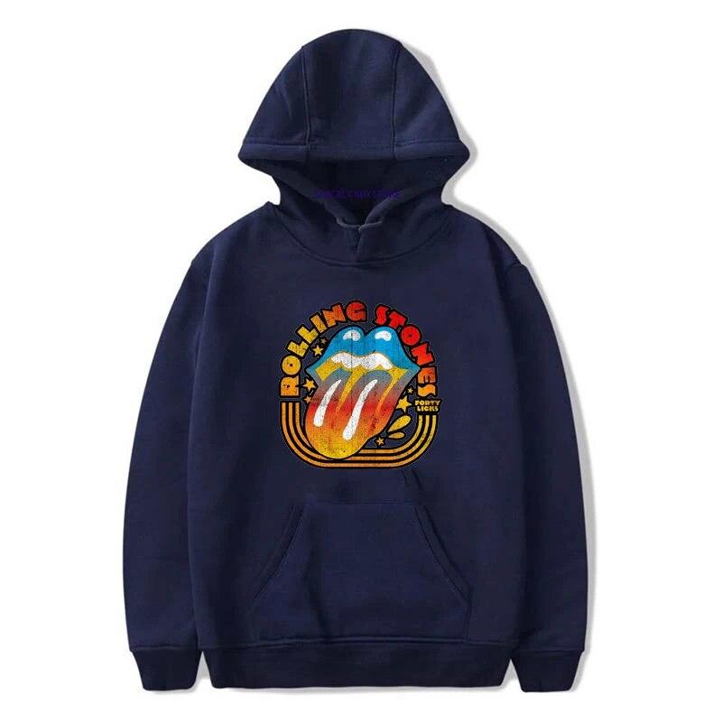 Rolling Stones Theme Essentials Mikina s kapucí s kapucí pro Unisex Mikina s kapucí Unisex oblečení Novinka v mikinách a mikinách Y2k Graphic