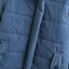 Winter Down Coat Hooded Zipper Solid Color Plush Hat Warm Thick Padded Cardigan Lady Winter Coat for Outdoor