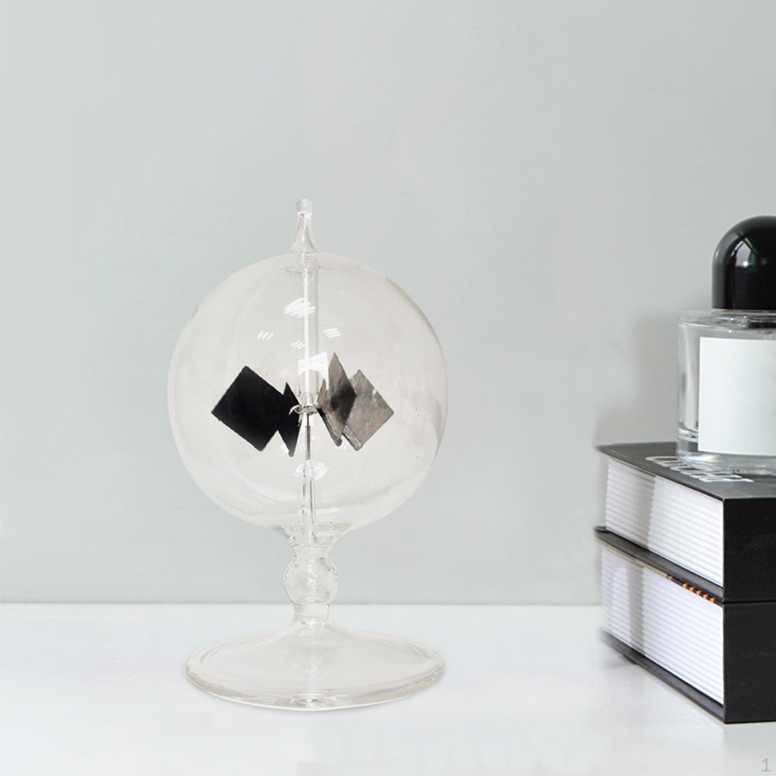 Educational Solar Energy Crookes Radiometer, Handmade Decor, Light Pressure Science Teaching Aid,