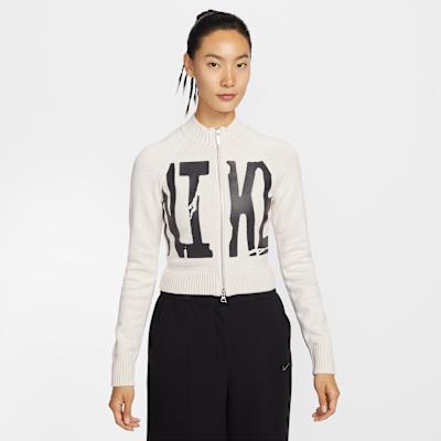 Nike Sportswear Knitwear Women s Pink White/Black/Black Half Turtlenec S