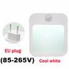 LED Night Lights EU/US Plug Motion Sensor Dimmable Cabinet Light for Baby Bedside Bedroom Corridor Wireless Night Lamp Lighting