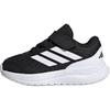 Runfalcon 6 Comfortable Fit Low-Top Walking Shoes Kids Shoes Black White KI1777