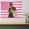 1Pc Conrad Fisher Flag Christopher Briney Merch Dorm Room Essentials Pink American Flag Celebrity Hanging Wall Tapestry Art