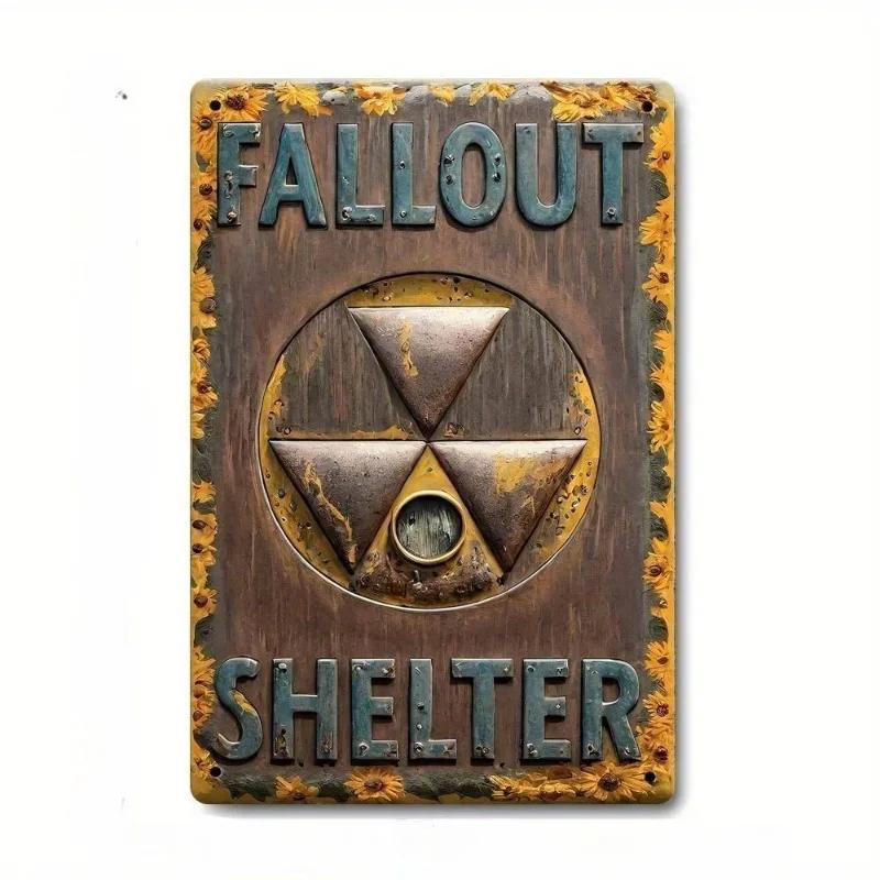 Metal Tin Poster Visual Effect Wall Art Decor Art Painting Retro Plaque Poster for Bar Club Wall Decor Retro Home Wall Plate