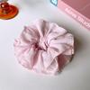 Volán vysoké elastické gumičky do vlasů Dívčí Francouzské Vintage Elegantní gumičky Stuha Sponky do vlasů Ženy Dívky Roztomilé doplňky pro úpravu vlasů