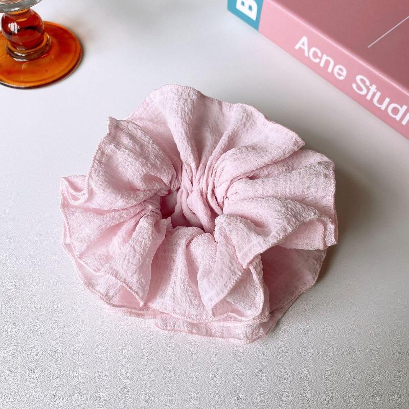 Volán vysoké elastické gumičky do vlasů Dívčí Francouzské Vintage Elegantní gumičky Stuha Sponky do vlasů Ženy Dívky Roztomilé doplňky pro úpravu vlasů