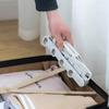 Foldable 5-hole Clothes Drying Rack Travel Portable Clothes Hanging Hook Clothes Hanger Save Space Organizer Holder Rack
