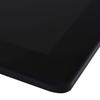 Table rectangulaire VIDAXL en verre trempé 1000 x 620 mm - Noir - Contemporain - 4 personnes