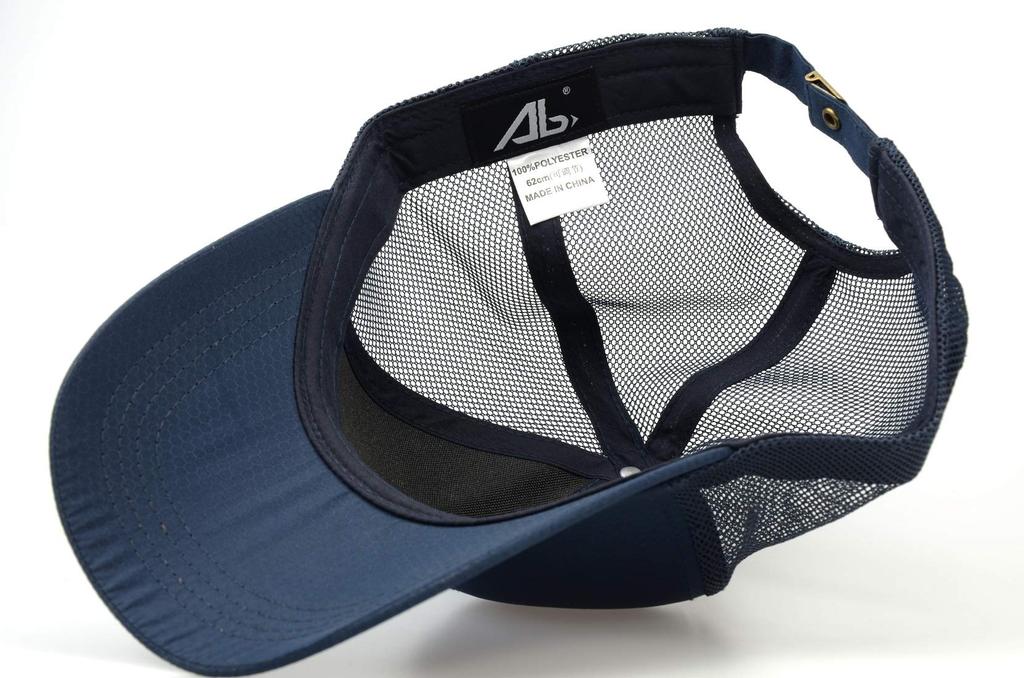 RF Large Size Deep Long Popular Cap, Men's Hat, 61-68cm, Mesh, Breathable, Quick-Drying, Lightweight, Unisex, Stylish, Cool, Brim, (Blue)