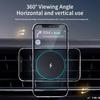 Wireless Charge Stand Air Vent Chip Phone Holder Car Fast Charging for MagSafe Charger For iPhone 17 16 15 14 13 Pro Max Samsung