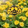 Gardening Decorations for Balcony Insect Water Feeder, Bee Dish, Garden Pollinator Drinking Bowl, Friendly Decor or Ladybug Shape Cup Yard Bees