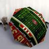 49ers, Stadium Automatic Opening and Closing, 8 rib Structure Portable Umbrella, Suitable for Men and Women in All Seasons  Perfect Gift for