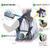Tajima Fuga Vest 2 Cooling Released in Keeps you cool even when wearing a Approximately 8 hours of cooling time on high Compact and with an inner Size