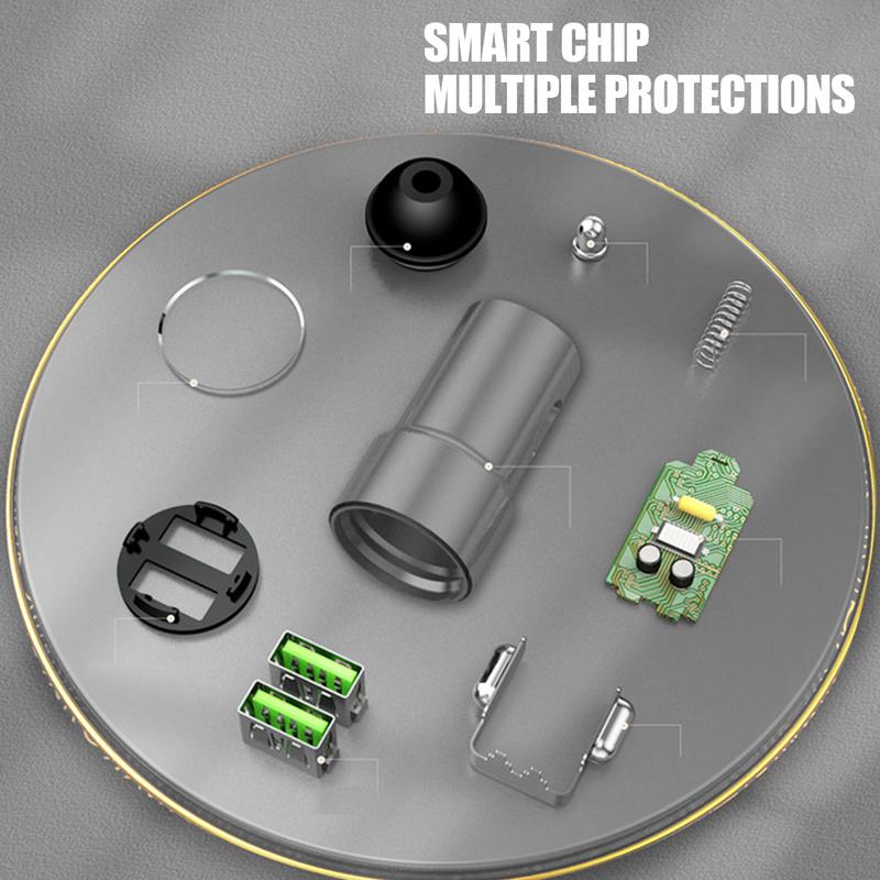 3.4A Fast Charging Car Charger Adapter Fast Charging Adapter for Car Metal Car Charger Safe Auto Charger for Daily Life Business