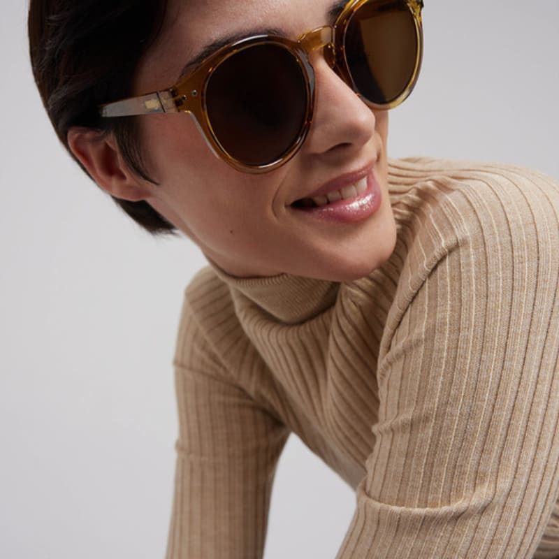 

IZIPIZI Oversized Pantos Sunglasses #M Havana