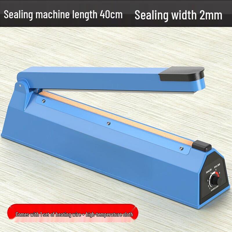 Longmazu 40cm Manual Impulse Sealer with Cutter CN plug (adapter included)