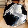 1PC Michael jackson Automatic Umbrella - Suitable Travel Outdoor Portable Umbrella Birthday Gift Daily Essentials