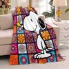 3D-Printed Classic Comic Theme Snoopy Fluffy Blanket Home Decor Collection: Sofa Throws & Shawls, Camping Blankets