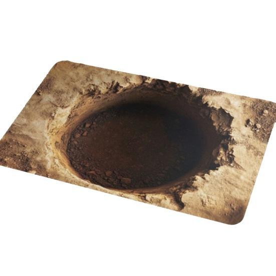 

3D Оптическая Иллюзия Ковер Мягкий Впитывающий Нескользящий Коврик для Прихожей Входной Коврик для Спальни Гостиной Патио Веранды Прихожей S C