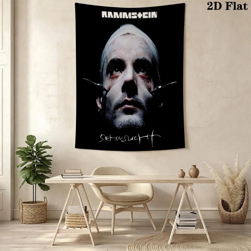 Rammstein Album Cover Mystery Bedding 1 Duvet Cover 2 Pillowcase Without Core Soft And Comfortable Duvet Cover And Pillowcase