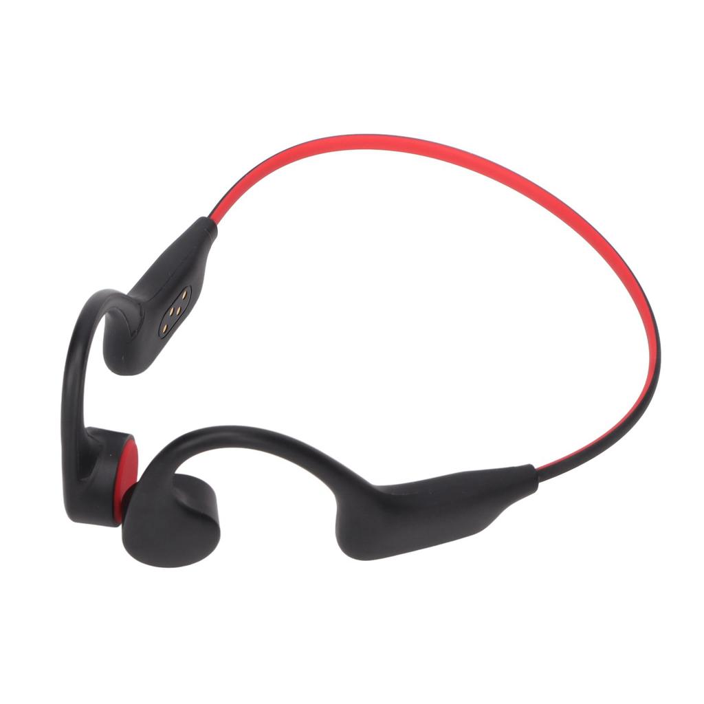 Bone Conduction Bluetooth Headphone Stereo IP68 Sweat Proof Open Ear Wireless Headset with Mic for Running Driving