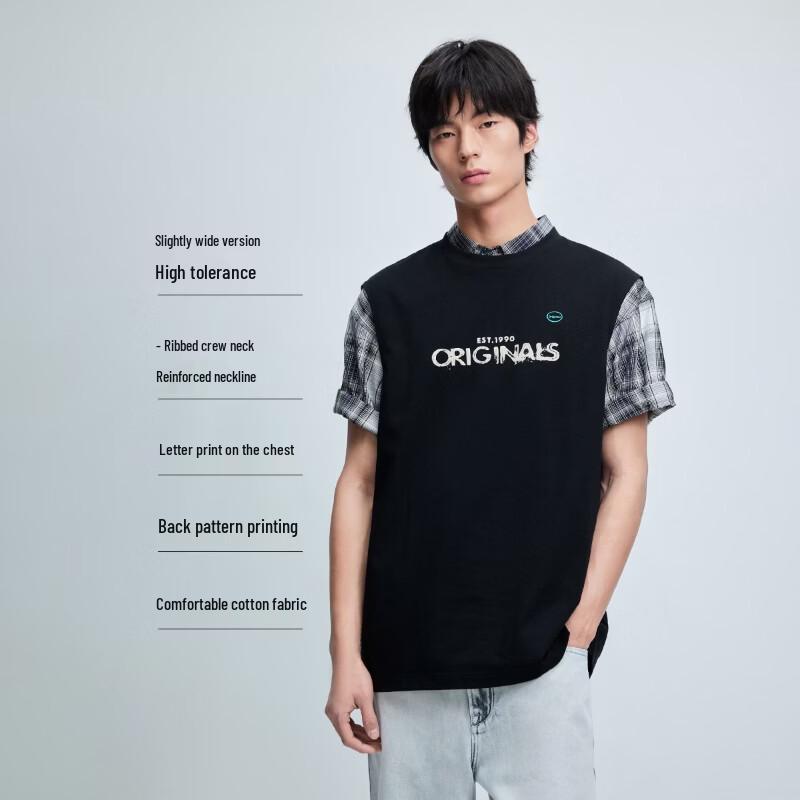 JACK&JONES Men's Pure Cotton Graphic Tank Top