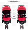 Huaying Multi-Purpose Folding Twin Stroller