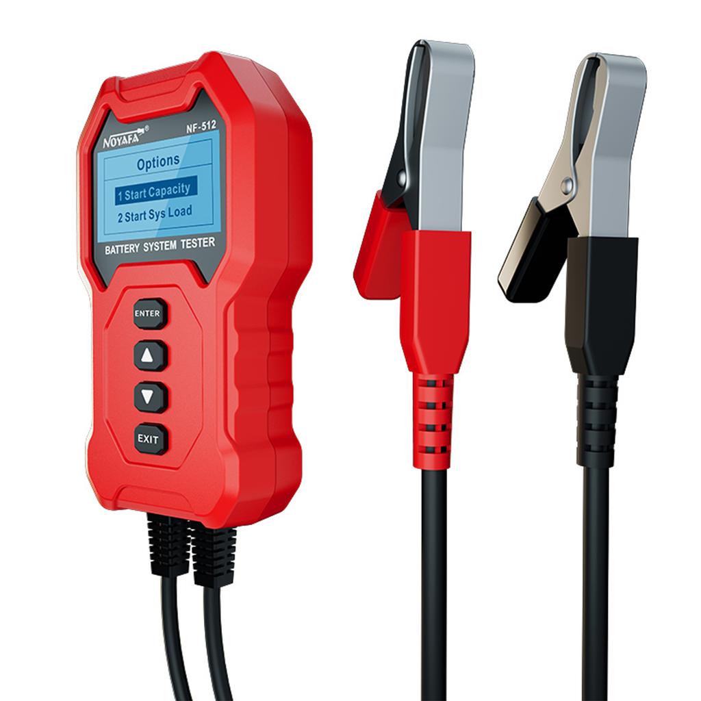 NOYAFA NF-512 Analyzátor autobaterií 12V 24V Analyzátor baterií Automobilový Rychlý Zátěžový Konektor