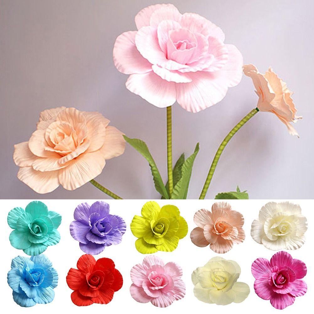Large Size Three-dimensional Decoration PE Foam Simulation Rose NEW Fake Flower  Wall