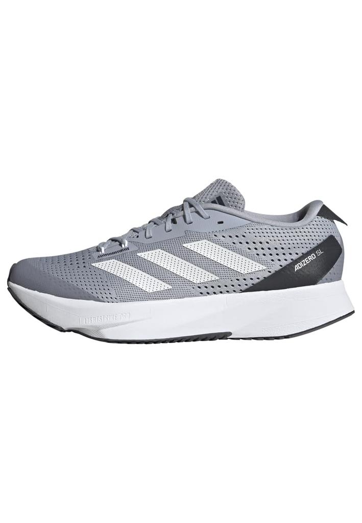 Adidas ADIZERO SL Halo Silver/Footwear White/Carbon, Size 25.0cm