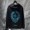 8633 CHROME HEARTS Nouveau Printemps et Automne Style Mince Grande Taille Sweat à Capuche Classique avec Logo pour Couples