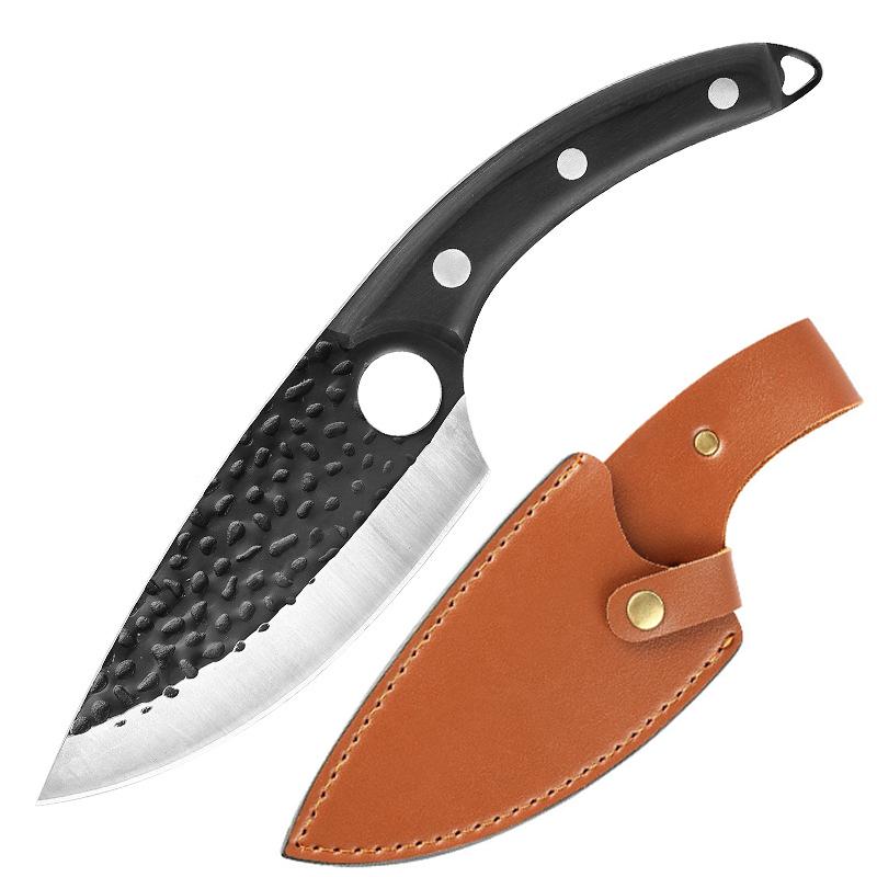 Kitchen Cleaver Butcher Knife Chef Meat Fish Cutting Forged Slicing Boning Peeling Knife Professional Cooking Utility Knife