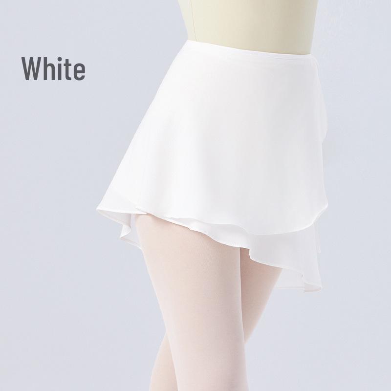 Женская одежда для балетного танца Кружевная шифоновая юбка-фартук M (One Size)