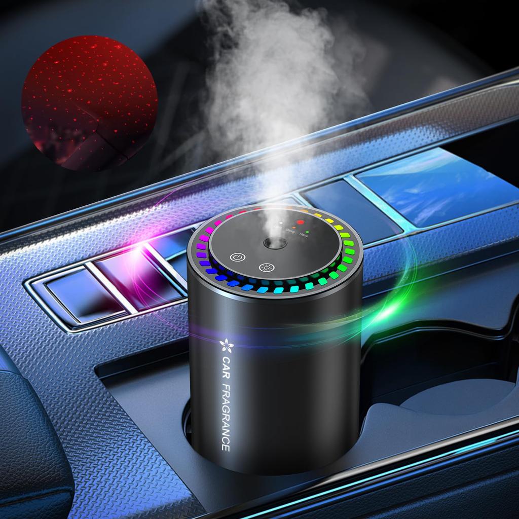 Haucey JK-572 Car Car Aroma , Ultrasonic Atomization, Quiet Design, Auto On/Off Function,