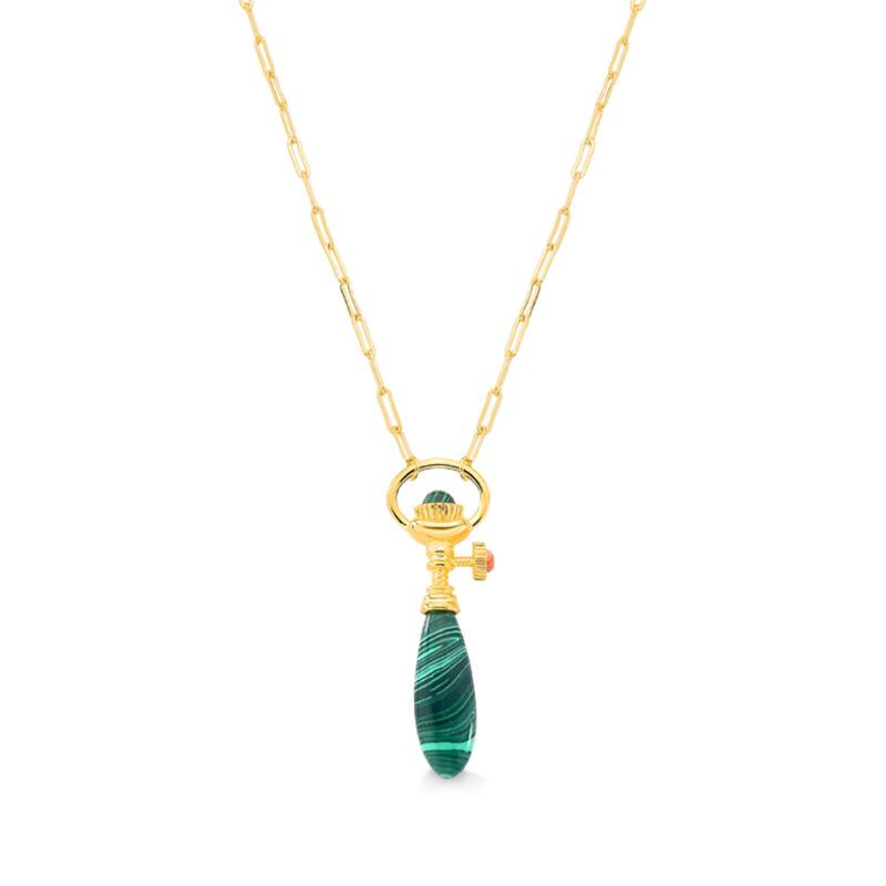 

Necklace Silver And White Gold Peacock Stone Pendant Unique Shape Exquisite Light Luxury Niche Fashion Necklace