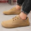 TUINANLE Zapatos de Punta Ancha: Zapatillas Casuales Negras de Punta Ancha para Hombre de Talla Grande para Exteriores Tallas 39–48