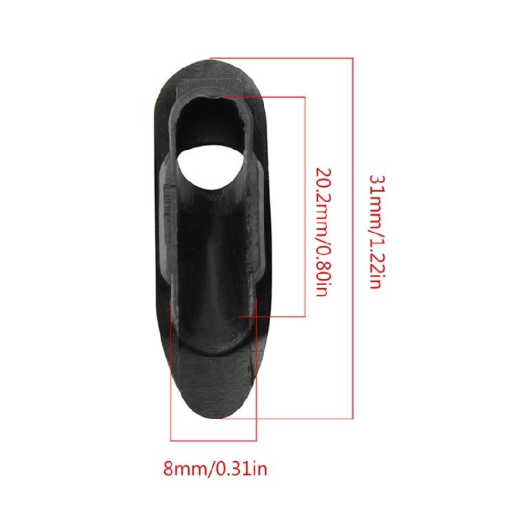 10Pcs Bike Brake Shifter Line Pipe Tube Buckle Bike Single Hole Wire Tube Holder