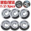 1/2/5Pcs M14 M10 For 100 Type Angle Grinder Quick Release Self-Locking Grinder Pressing Plate Flange Nut Power Chuck Tools