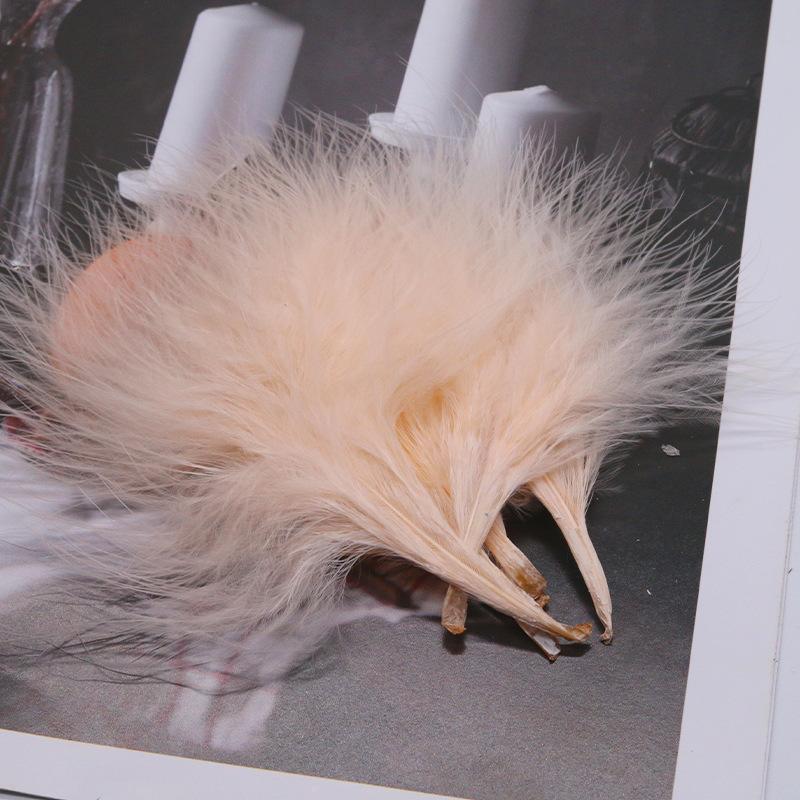 Blood vessel velvet feather turkey feather jewelry cat toy cat stick handicraft dream catcher decorative material