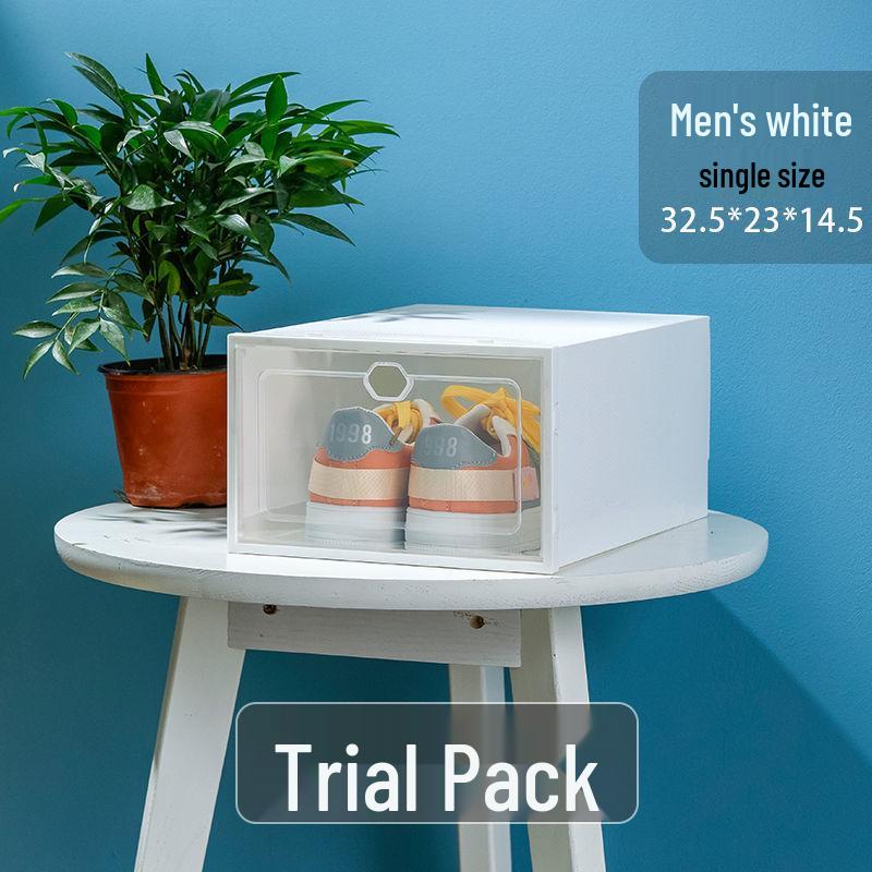 

Складная прозрачная коробка для обуви - Компактное, пыле- и влагозащищенное решение для хранения Default