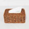 Plastic Imitation Rattan Tissue Box Rustic Napkin Holder Simple Tissue Dispenser  Coffee Table