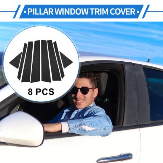 8 Pcs Door Pillar Window Trim for Hyundai Tucson 2016-2018
