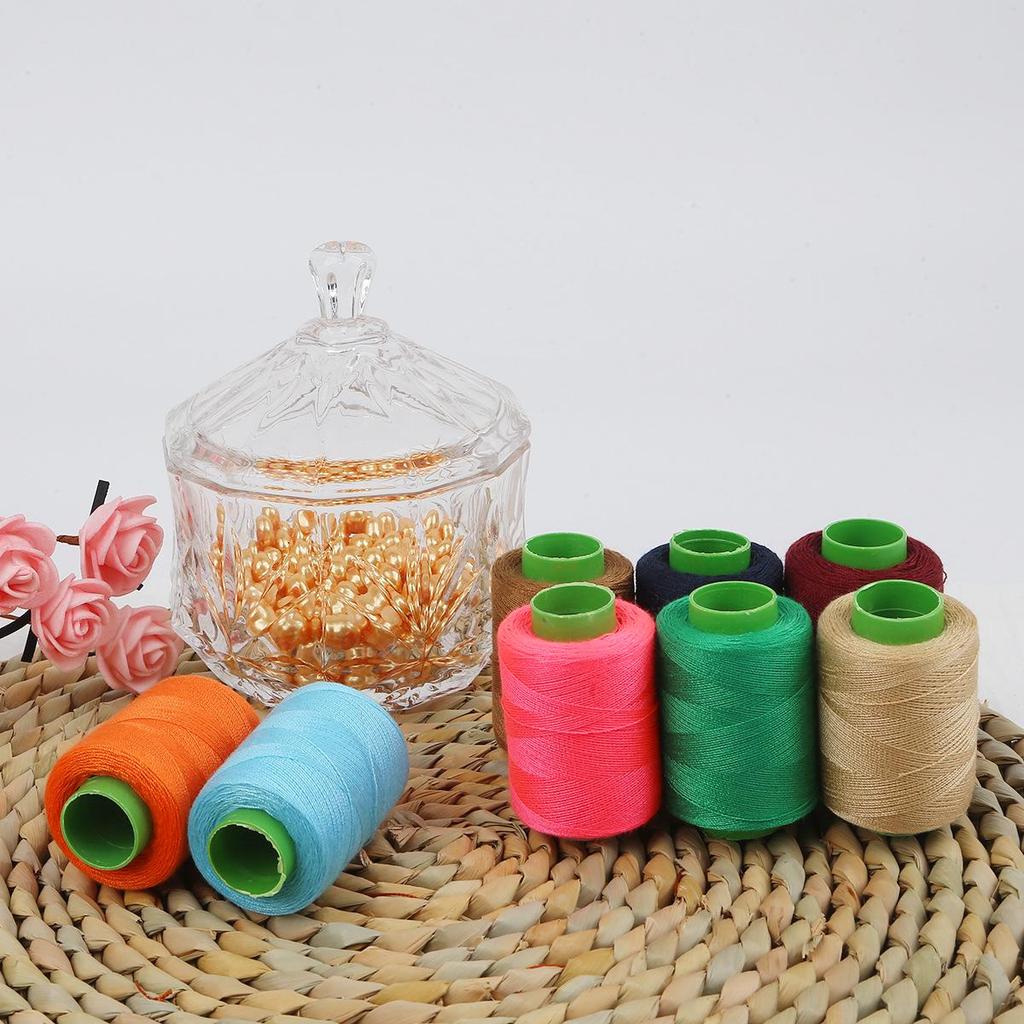 Handmade Colored Polyester Sewing Thread for Household Machines & Crochet