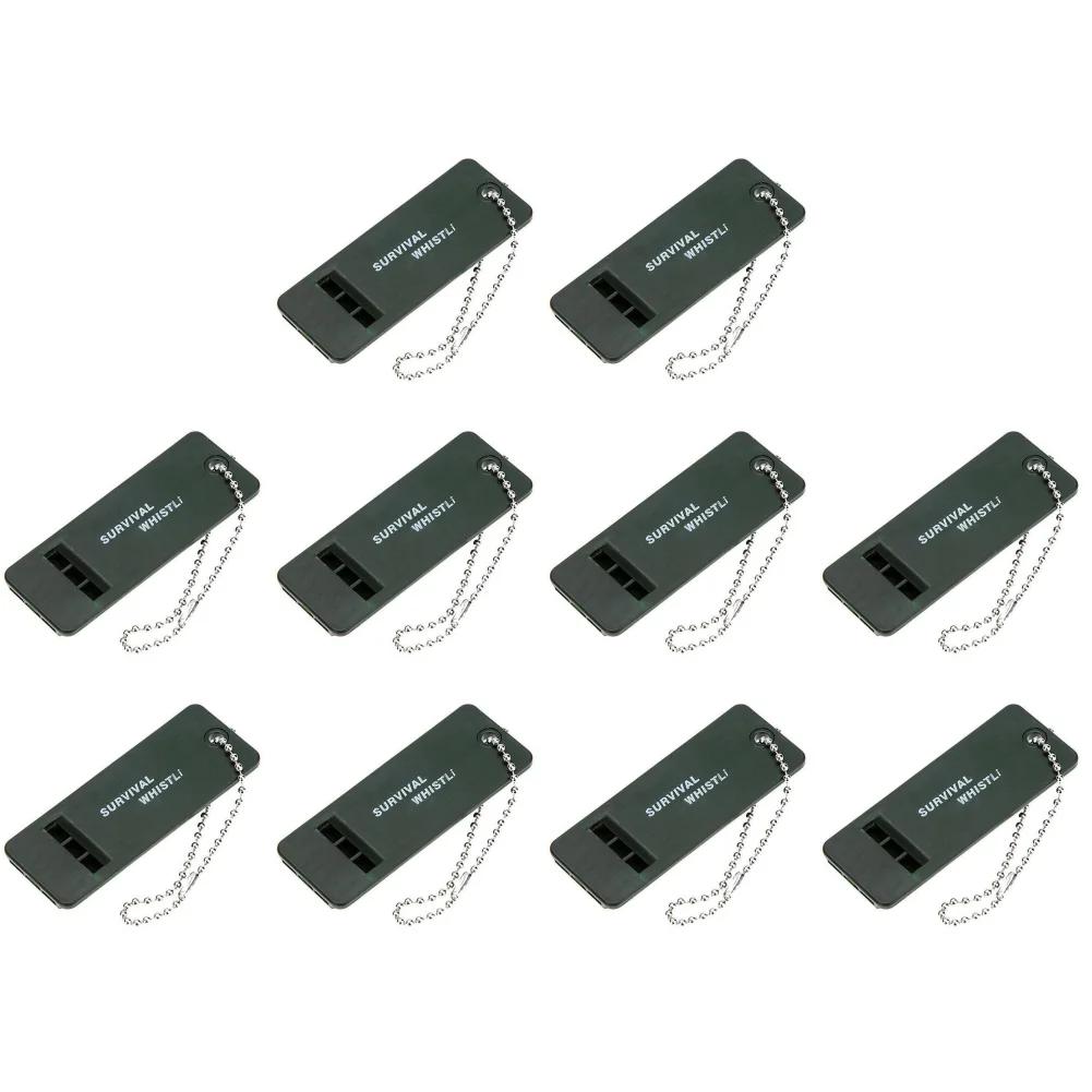 Notfall-Überlebenspfeife Hohe Dezibel Sicherheits-Mehrtonpfeife Rettungssignal Werkzeug für Camping Bergsteigen