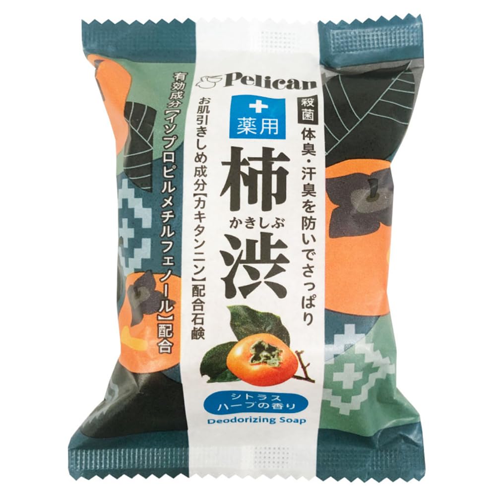 Pelican Soap Pelican Family Soap Medicated Persimmon Tannin 80g