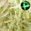 20 Pcs Soft Fishing Lures 5.5cm 7cm Wobblers Swimbaits T Tail Worm Lure Small Artificial Bass Fishing Tackle Bait Jig Outdoors