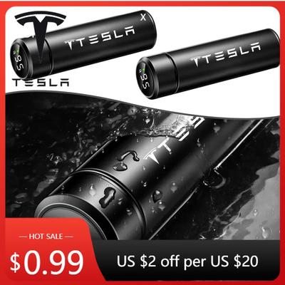 Car Sticker Car Mounted Intelligent Insulated Cup With High-end Touch Display For Tesla Model 3 Model S X Y Roadster Bonin