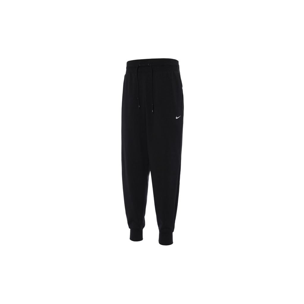Nike Mid-Rise Lace-Up Tapered Fit Casual Pants Women Bottoms Black FB5435-010